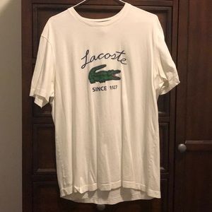 Lacoste White T Shirt